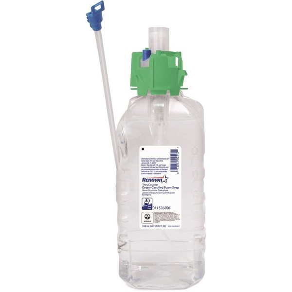 Renown Select ThruCounter 1500 ml Fragrance Free Green-Certified Handwash Refill for CXM/CXI/CXT Dispensers 8565-04-B4W00LG
